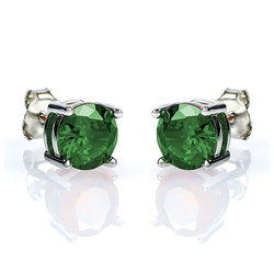 Emerald Stud Earrings
