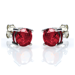 Ruby Stud Earrings