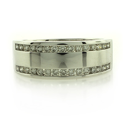 14K White Gold Diamond Ring