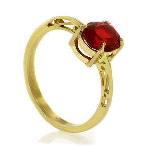 14K Gold Fire Cherry Opal Ring One of a Kind