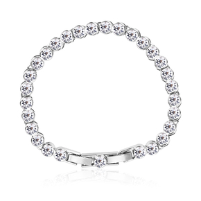 Amazing White Swarovski Crystal Bracelet