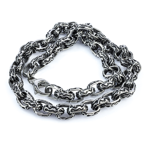 Stainless Steel Necklace For Men Biker