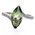 Marquise Cut Tourmaline Watermelon Sterling Silver Ring
