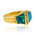 Natural Opal Ring .12 ct tw Diamonds 14K Yellow Gold
