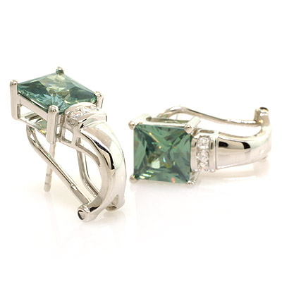 omega closure earrings