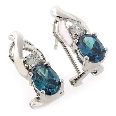omega closure earrings