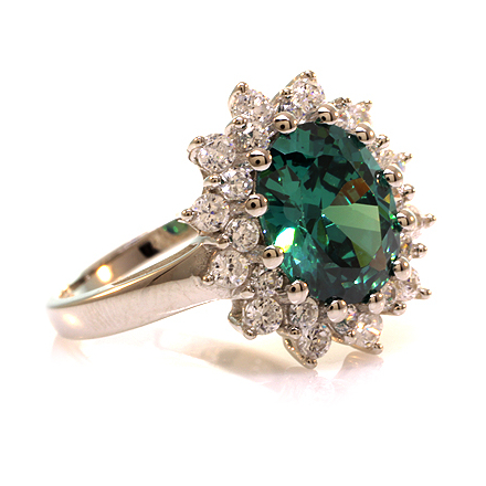 Alexandrite (Changing Color Gemstone) Silver Ring