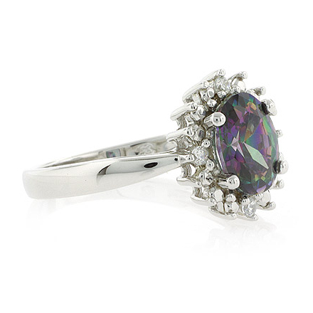 Fire Mystic Topaz Ring