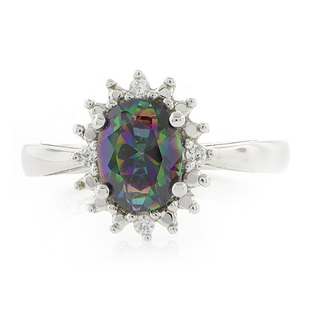 Fire Mystic Topaz Ring