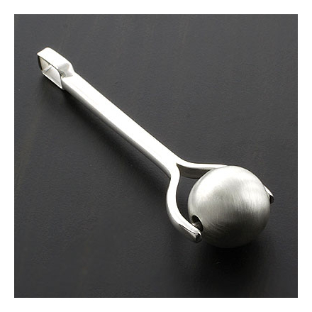 White Ball Silver Pendant