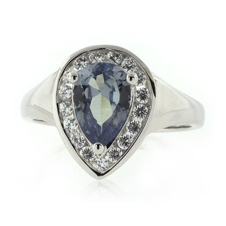 Alexandrite Sterling Silver Ring Pinkish Color Change