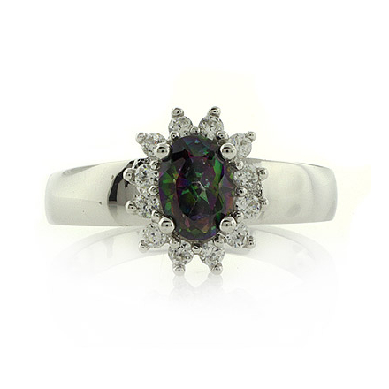 Mystic Topaz Silver Ring Quality Talks