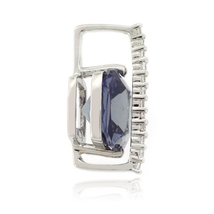 Alexandrite Sterling Silver Charm Pendant
