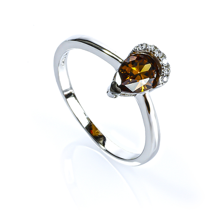 Faux chocolate diamond rings on sale
