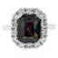 High Quality Rainbow Mystic Topaz Ring