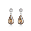 Swarovski crystal Amber Color Earrings