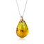Baltic Natural Amber Silver Pendant