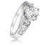 Beautiful Engagement Ring with Sterling Silver