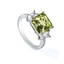 925 Sterling Silver 9 mm Alexandrite Ring