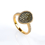 0.60 CTW 14K Yellow Gold Chocolate and White Diamonds Ring