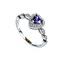 Silver Heart Shape Tanzanite Silver Ring