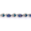 Australian Opal with Tanzanite Bracelet