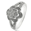 18K White Gold 1 carat Diamonds Ring
